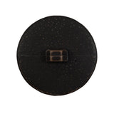 Brown Etched Plastic Shank Back Button - 40L/25.5mm
