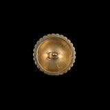 Gold Domed Metal Coat Button - 28L/18mm
