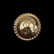 Gold Domed Metal Coat Button - 36L/23mm