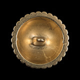 Gold Domed Metal Coat Button - 44L/28mm