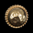 Gold Domed Metal Coat Button - 44L/28mm