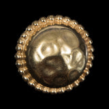 Gold Domed Metal Coat Button - 44L/28mm