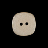 Dark Beige Square 2-Hole Plastic Button - 32L/20mm