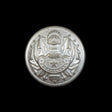Silver Aluminum Crest Shank Back Button - 36L/23mm