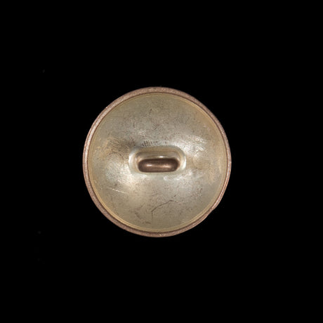 Rose Gold Matte Crest Shank Back Metal Button - 32L/20mm