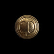 Gold Aluminum Shank Back Button - 32L/20mm