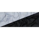 Black and White Reversible Quilted Coating with Filler