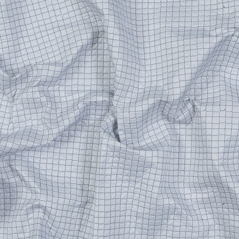 Black and White Reversible Quilted Coating with Filler