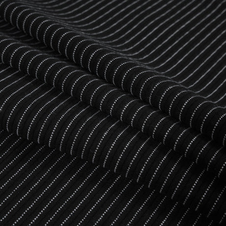 Italian Black and White Tactile Stretch Knit