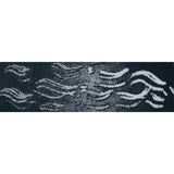 Italian Reversible Blue and White Sequins on a Navy Rayon Jersey