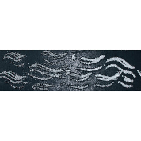 Italian Reversible Blue and White Sequins on a Navy Rayon Jersey