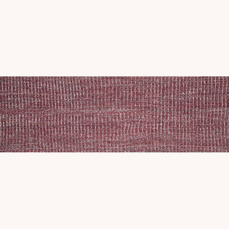 Italian Red, Gray and White Chunky Wool Knit