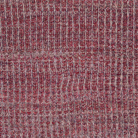 Italian Red, Gray and White Chunky Wool Knit