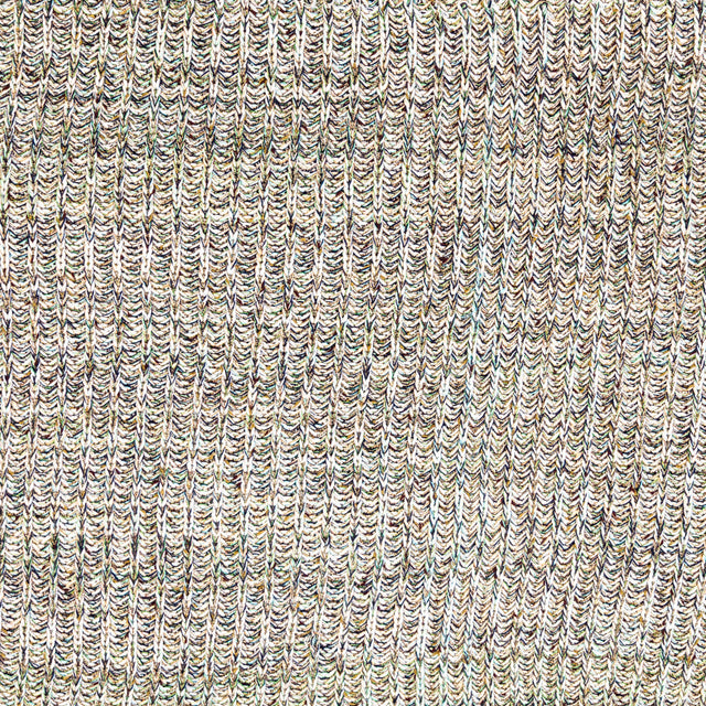 Italian Aqua, Navy and Green Chunky Wool Knit