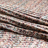 Italian Aqua, Peach and Red Chunky Wool Knit