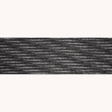 Italian Black and Gray Striped Wool Knit