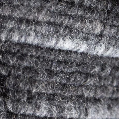 Italian Black and Gray Striped Wool Knit