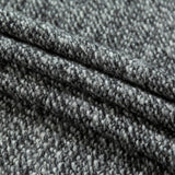Italian Black and White Chevron Chunky Wool Knit