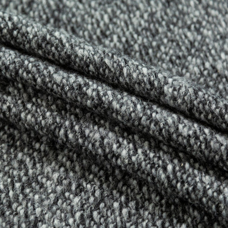 Italian Black and White Chevron Chunky Wool Knit
