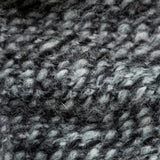 Italian Black and White Chevron Chunky Wool Knit
