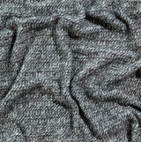 Italian Black and White Chevron Chunky Wool Knit