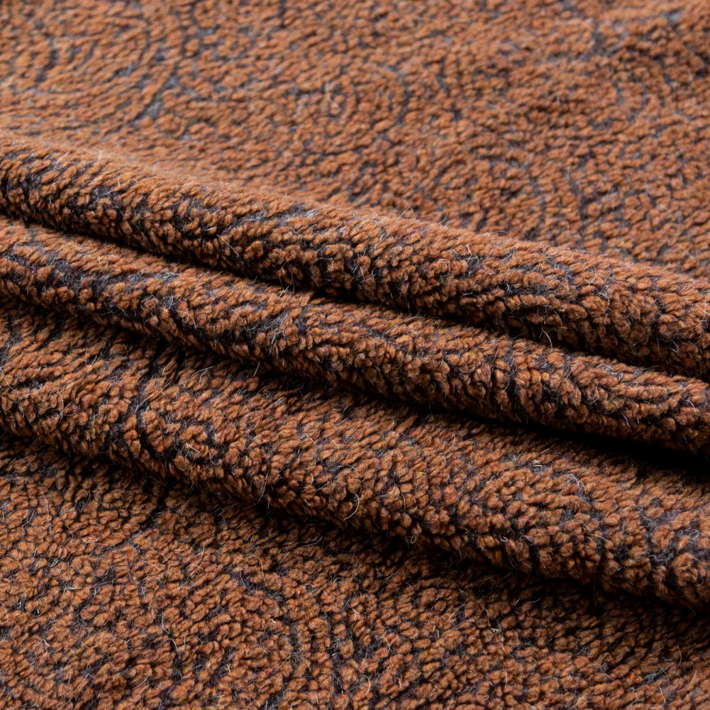 Brown and Gray Two-Tone Wool Knit