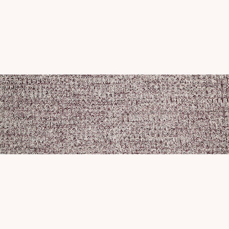 Italian Burgundy and White Chunky Wool Knit