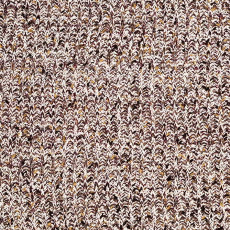 Italian White, Beet Red and Beige Chunky Wool Knit