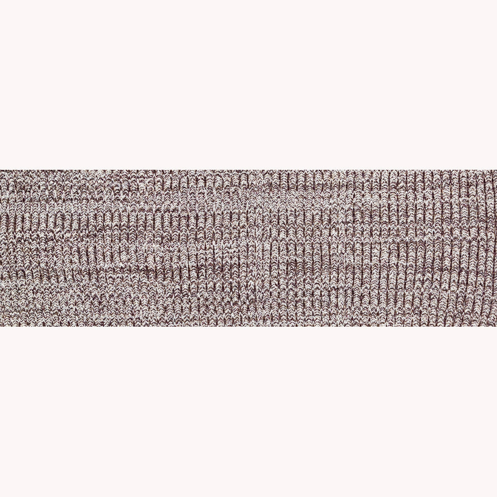 Italian White, Sangria and Metallic Gold Chunky Wool Knit