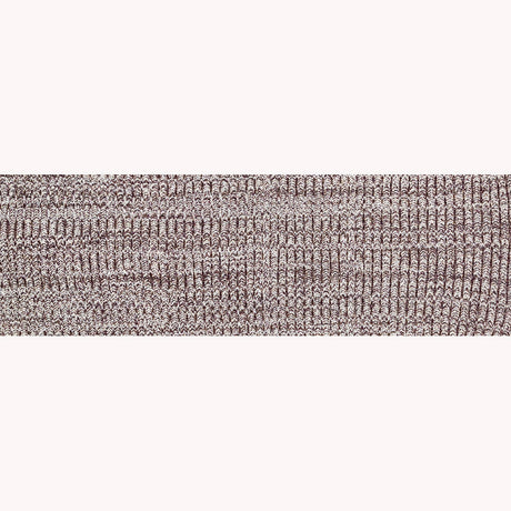 Italian White, Sangria and Metallic Gold Chunky Wool Knit