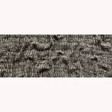 Italian Metallic Black, White and Hunter Green Chunky Wool Knit