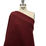 Italian Maroon Fuzzy Wool Knit