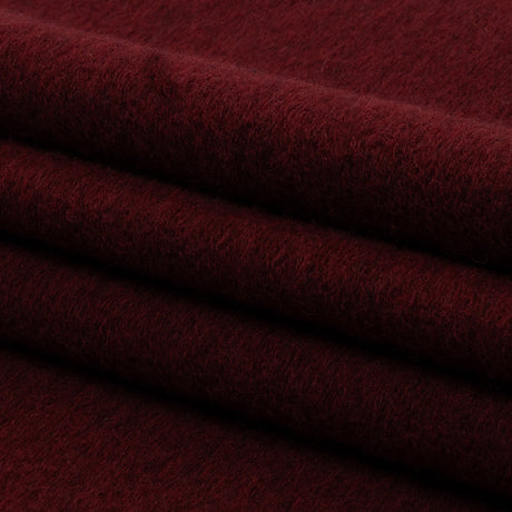 Italian Maroon Fuzzy Wool Knit