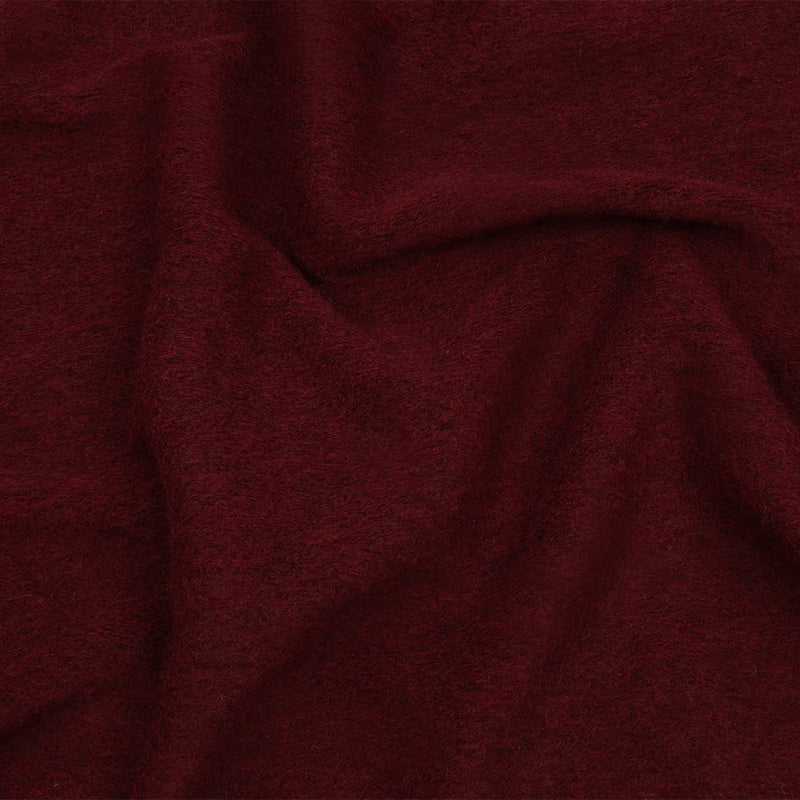 Italian Maroon Fuzzy Wool Knit