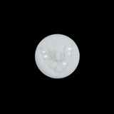 White Etched Shank Back Button - 24L/15mm