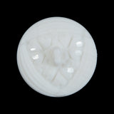 White Etched Shank Back Button - 44L/28mm