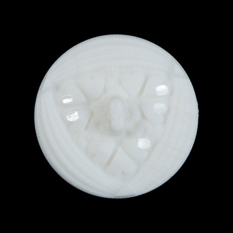 White Etched Shank Back Button - 44L/28mm