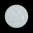 White Etched Shank Back Button - 44L/28mm