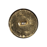 Gold Geometric Shank Back Metal Button - 40L/25.5mm
