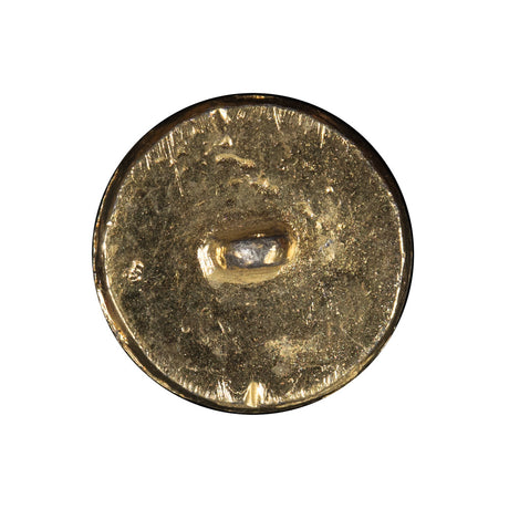 Gold Geometric Shank Back Metal Button - 40L/25.5mm