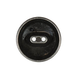 Silver 2-Hole Button Metal Coat - 36L/23mm