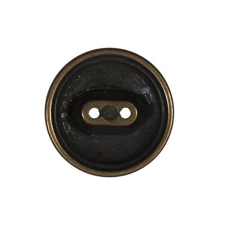 Antique Gold 2-Hole Button Metal Coat - 36L/23mm