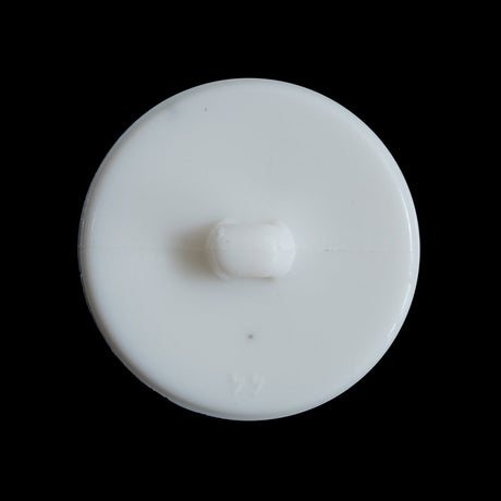White Diamond Etched Shank Back Button - 44L/28mm