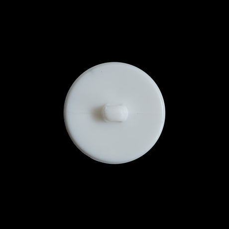 White Diamond Etched Shank Back Button - 30L/19mm