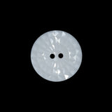 White Etched 2-Hole Plastic Button - 32L/20mm