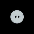 White 2-Hole Concaved Button - 24L/15mm