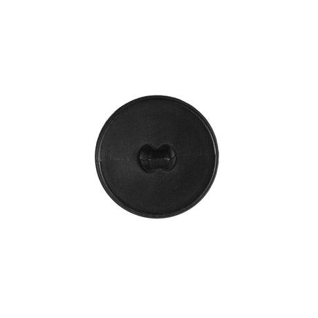 Black Shiny Etched Plastic Button - 24L/15mm