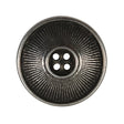 Italian Silver Metal 4-Hole Button - 44L/28mm