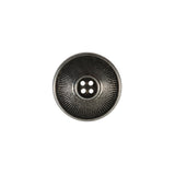 Italian Silver Metal 4-Hole Button - 18L/11.5mm