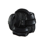 Black Knotted Plastic Button - 40L/25.5mm